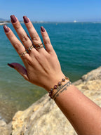 Bracelet "Mayaa" Lilas Kelyana Collection